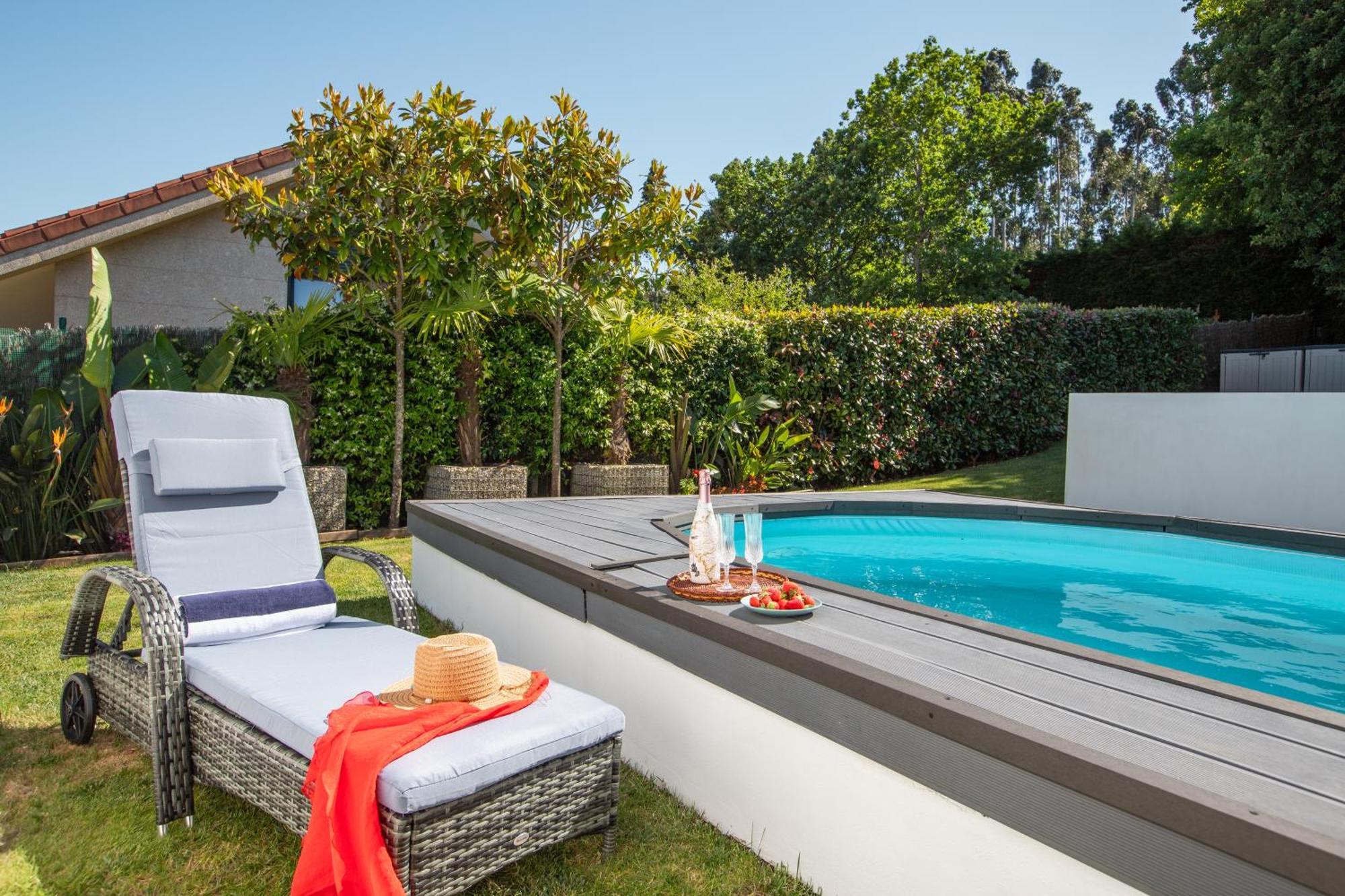 Villa Con Piscina Y Jardin, Santiago De Compostela Teo Εξωτερικό φωτογραφία